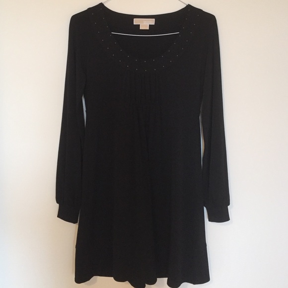Michael Kors S/P long sleeve black dress!