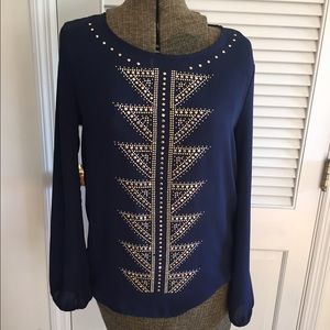 Francesca's detailed blouse