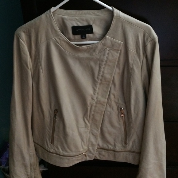 Ann Taylor leather jacket