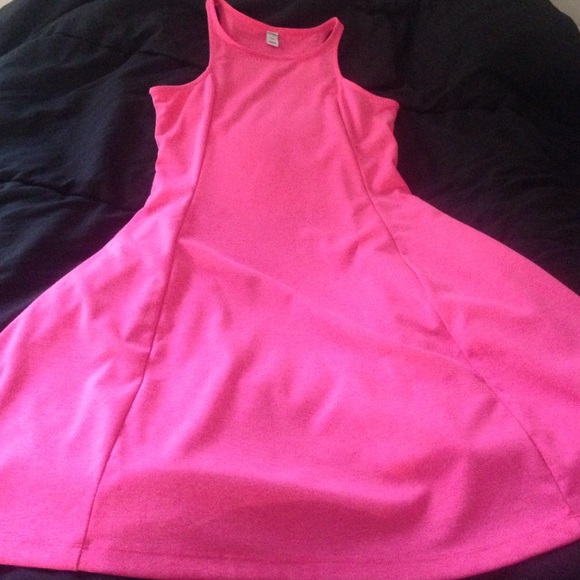 Pink skater dress