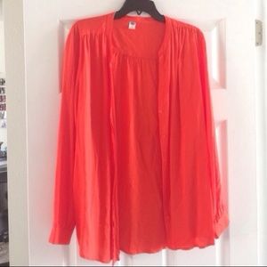Coral blouse