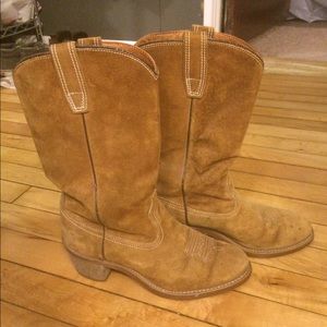 Cowgirl boots~ suede leather