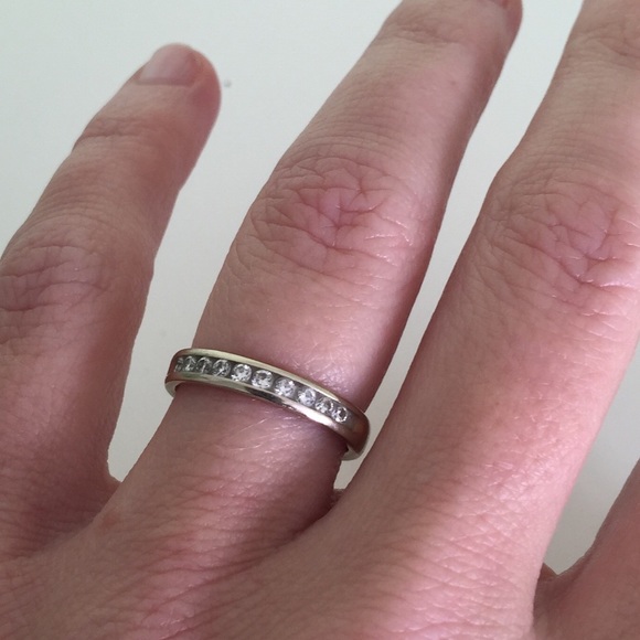 Channel Set Diamond Ring