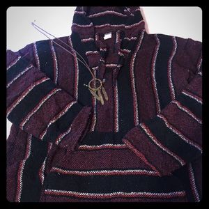 Hooded poncho