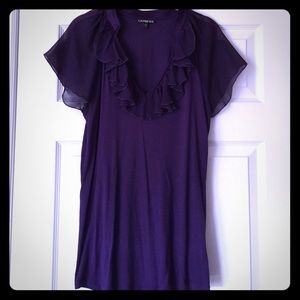 Express purple blouse
