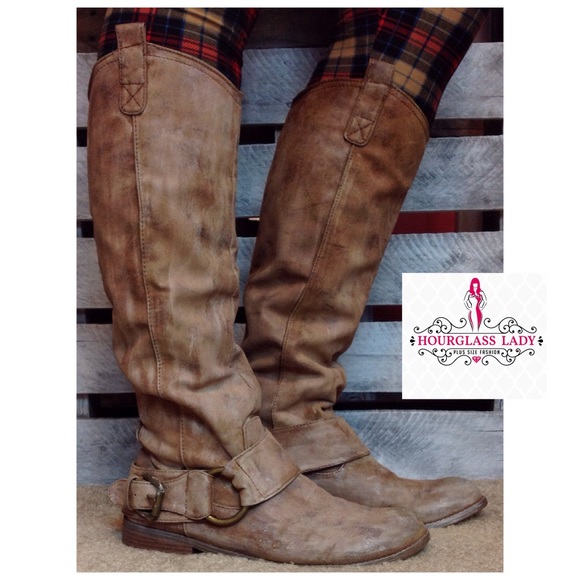Shoes - Distressed tall riding boots - READ DESCRIPTION!