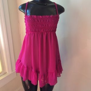 Sexy magenta sleepwear