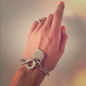 Iconic Tiffany&co charm bracelet