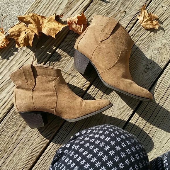 Beige Boho Booties