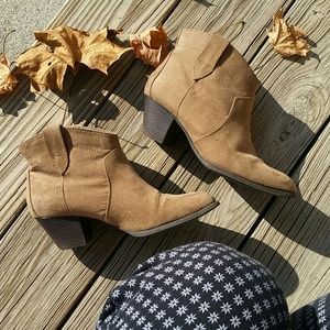 Beige Boho Booties