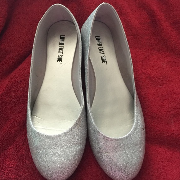 Glittery flats