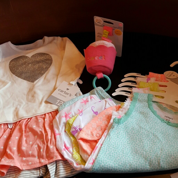 Carters  Tops - 12 month little girl bundle