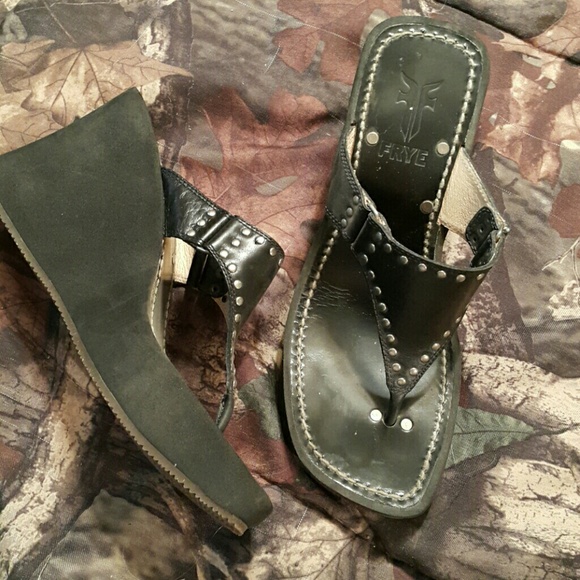 Frye Wedge Sandals