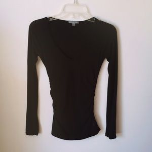 James Perce V-Neck Long Sleeve