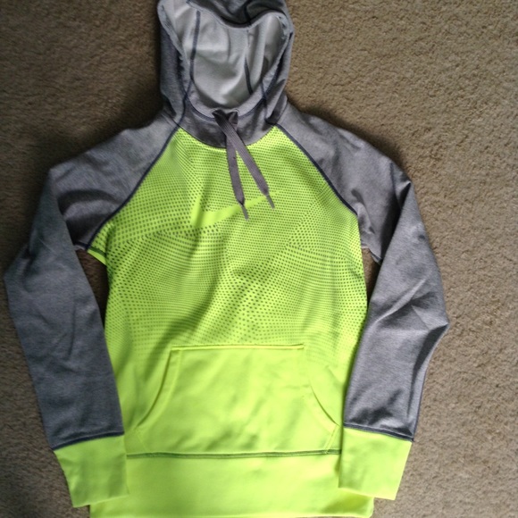 Nike Tops - Neon Nike ThermaFit Hoodie