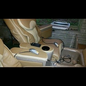 Pedicure and spa chairs