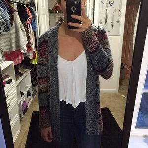 Ashley | printed knit cardigan