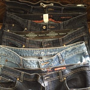 5 jeans/ $50 or $12