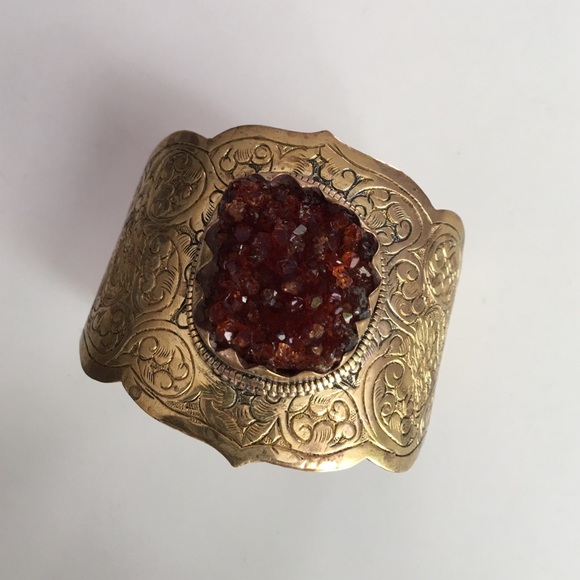 Vanessa Mooney China Doll Citrine Cuff