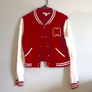 Forever21 Red Varsity Jacket