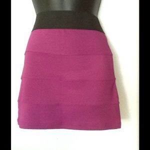 SOLD!! Purple banded skirt size M