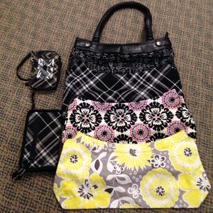 Thirty one black skirt purse
