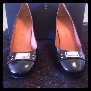 Marc by Marc Jacobs Black Patent Pumps