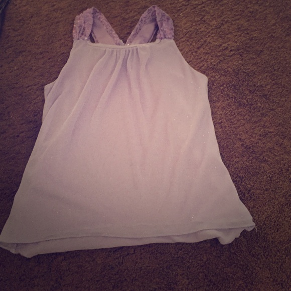 Purple 10/12 kids tank