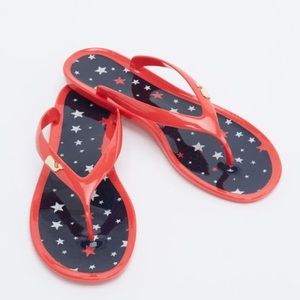 VINEYARD VINES Printed Flag Jelly Flip Flops