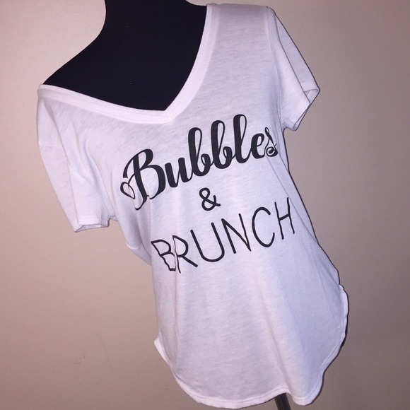 Tops - Bubbles & Brunch off the shoulder top M