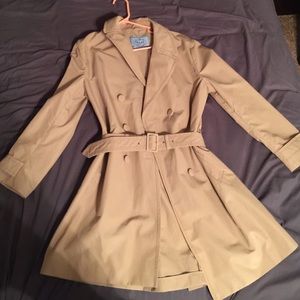 Prada Khaki Rain Coat