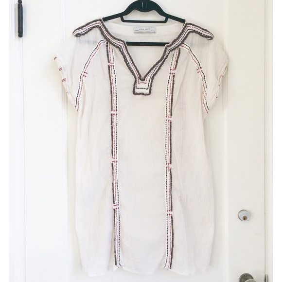 Zara embroidered beaded dress