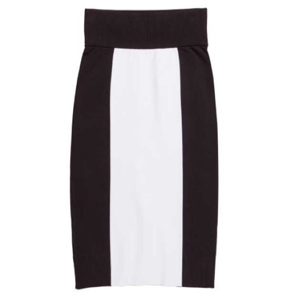 Balmain X H&M Color-block Skirt SIZE 4