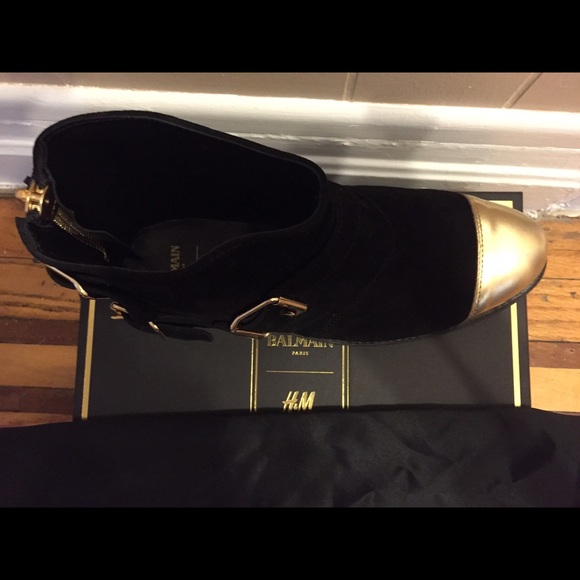 Host pick! Balmain x H&M Buckle Booties - Picture 2 of 4
