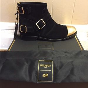 Host pick! Balmain x H&M Buckle Booties