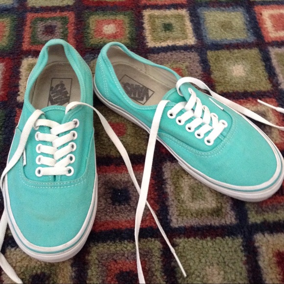 Vans Shoes - Authentic Teal/Aqua Vans