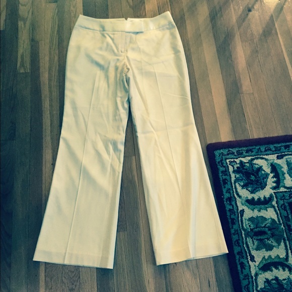 Ann Taylor "winter white" dress pants size 10