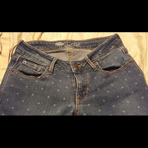 Old Navy Rockstar star jeans size 8