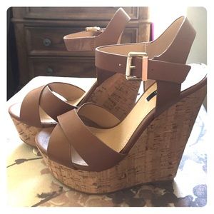 Forever 21 Strappy Wedges (Never Worn)