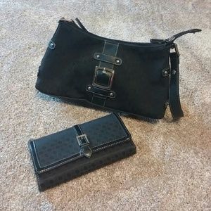 Black Purse and wallet combo