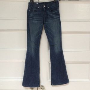 Gap Curvy 24/00r flair blue jeans