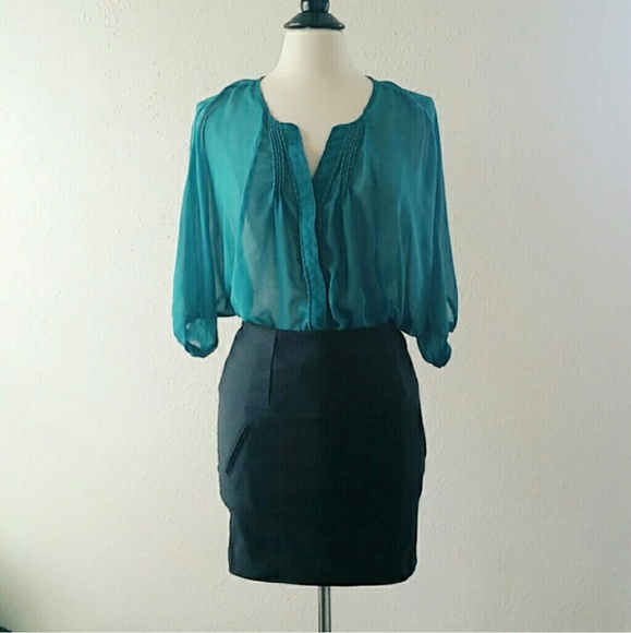 High Waist Pencil Skirt