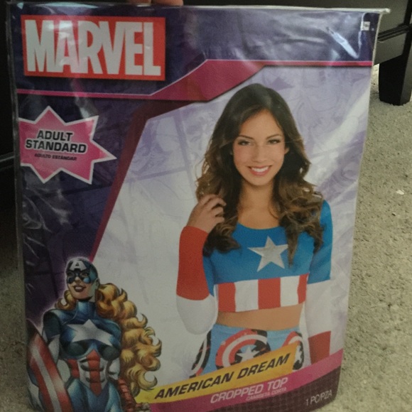 Crop top Halloween costume.