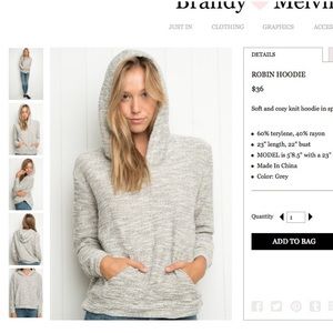 Brand New Brandy Melville Robin Hoodie