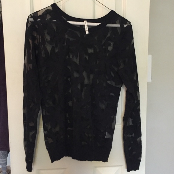 Black lace top