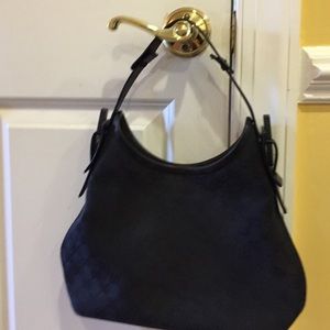 Gucci Logos Gg pattern Hobo- Canvas & Leather