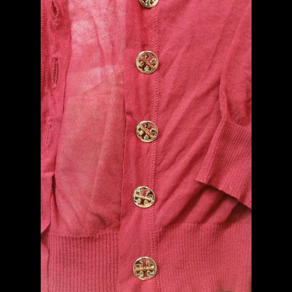 Tory Burch Sweaters - MUST GO!!! Classy Red Tory Burch Cardigan