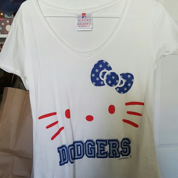 dodgers hello kitty shirt
