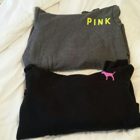 2 VS PINK hooded sweatshirts