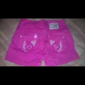 Pink shorts
